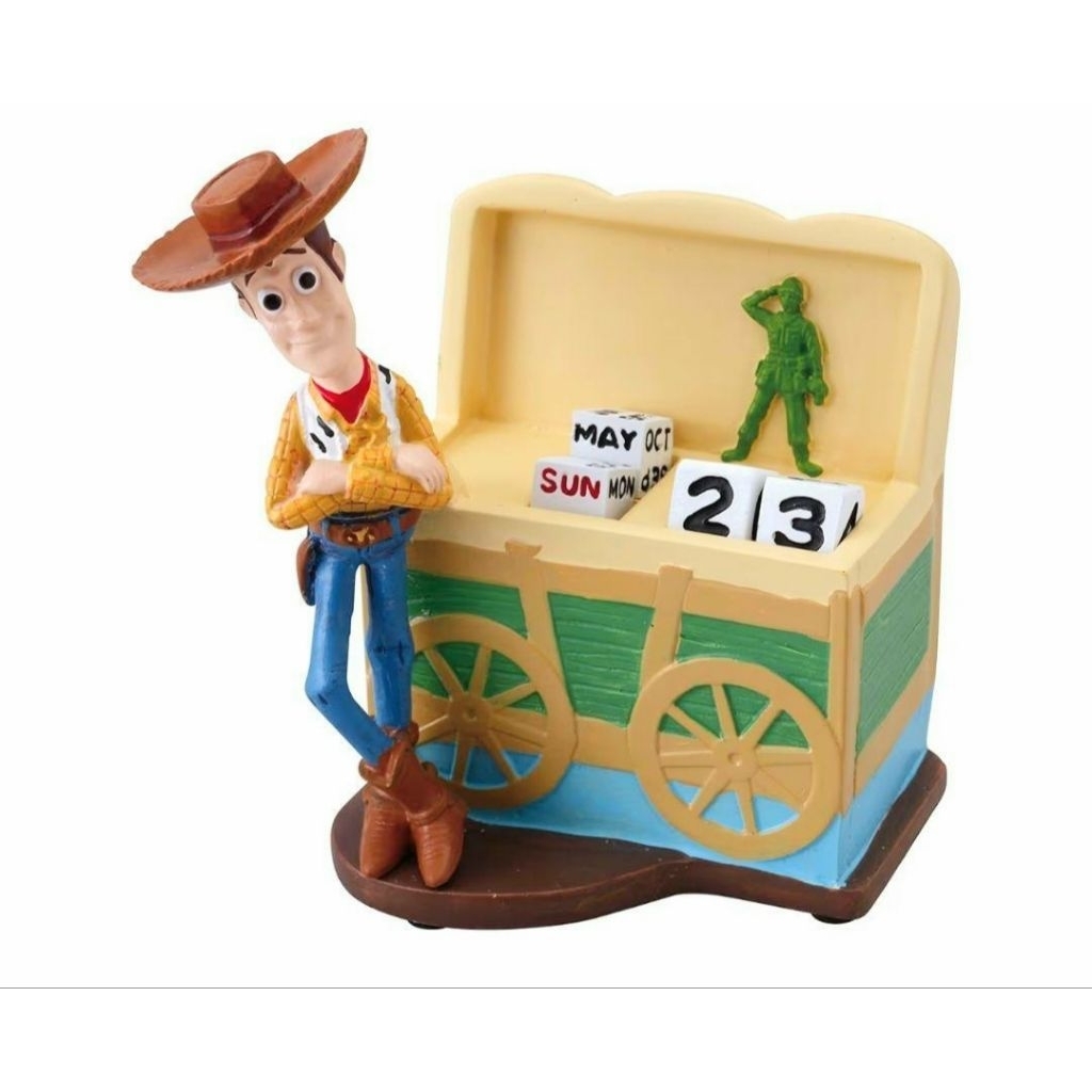 Perpetual Calendar Toy Story Woody with Green Army Men Figure (ไม่มีกล่อง)