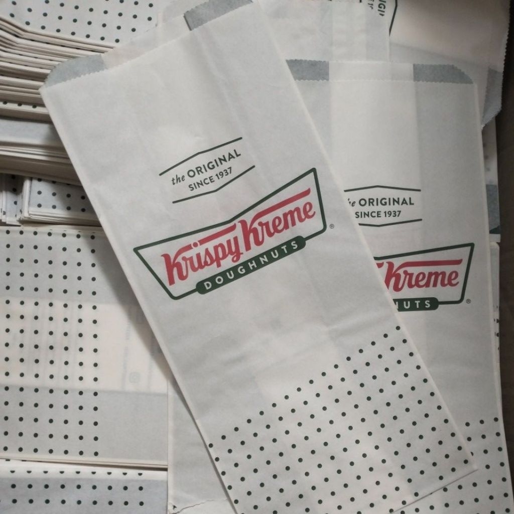 [แท้100%] ถุงกระดาษ Krispy Kreme ถุงคริสปีครีม ของแท้