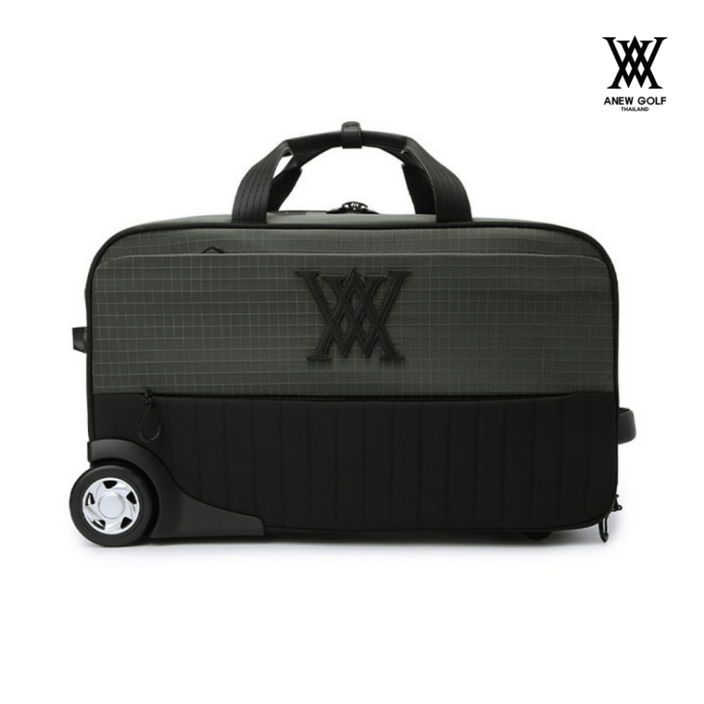 ANEW GOLF กระเป๋าอเนกประสงค์ลาย Uni Big Logo Trolley Boston Bag (สีกากี)
