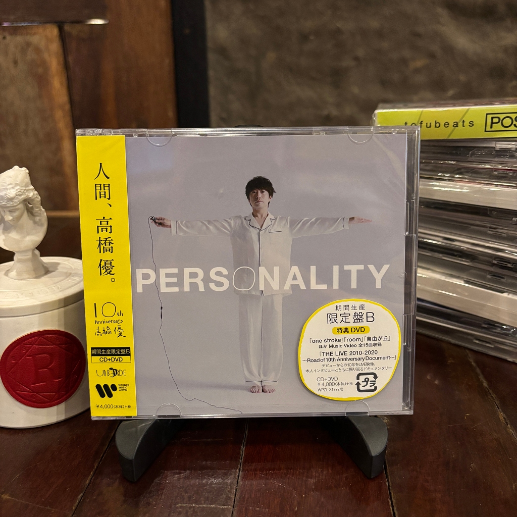 CD ซีดี Personality (Limited Edition B) Japan Yu Takahashi Music w/DVD (1 CD, 1 DVD)