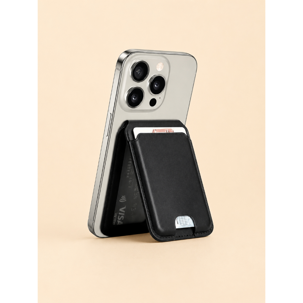WiWU MW-003 Mag Wallet Pro PU Leather Card Holder With Stand
