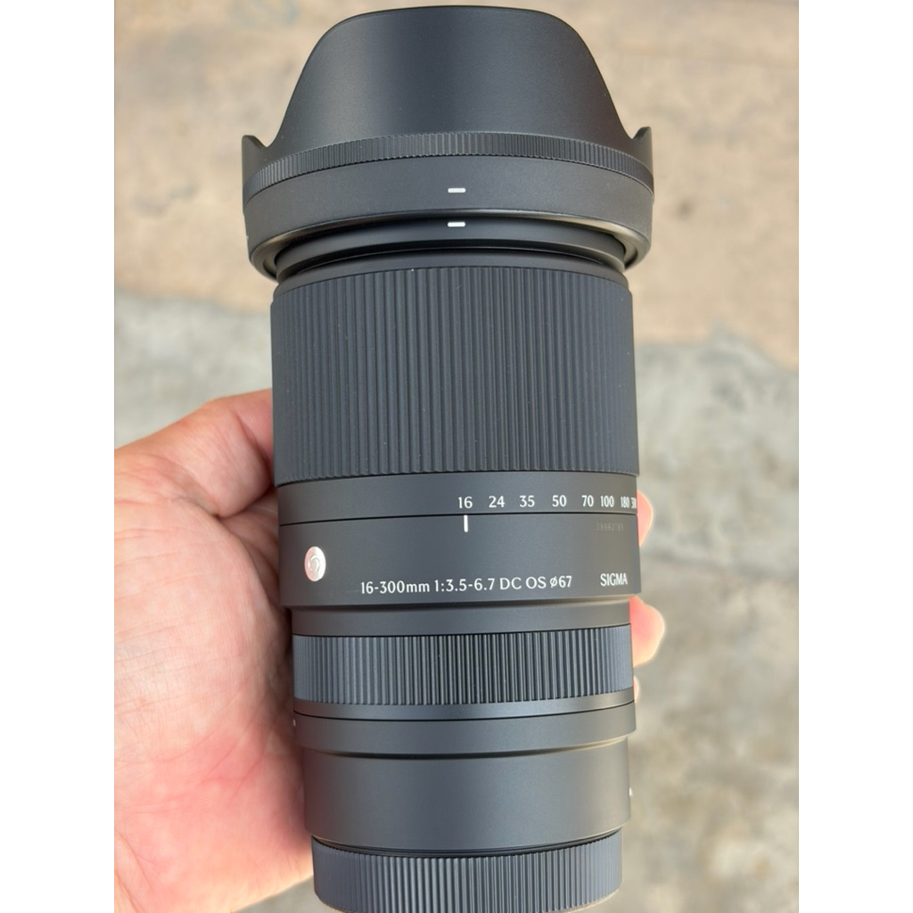 เลนส์ Sigma Lens 16-300mm f3.5-6.7 L mount DC OS สภาพเหมือนใหม่