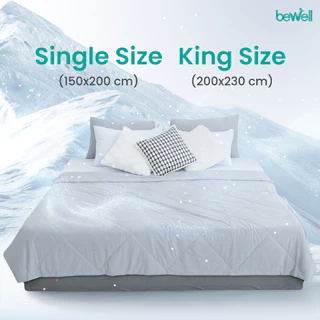 Bewell Cooling Blanket ผ้าห่มเย็นอัจฉริยะ ช่วยรักษาอุณหภูมิในร่างกายให้เย็นสบายหลับสนิทตลอดทั้งคืน