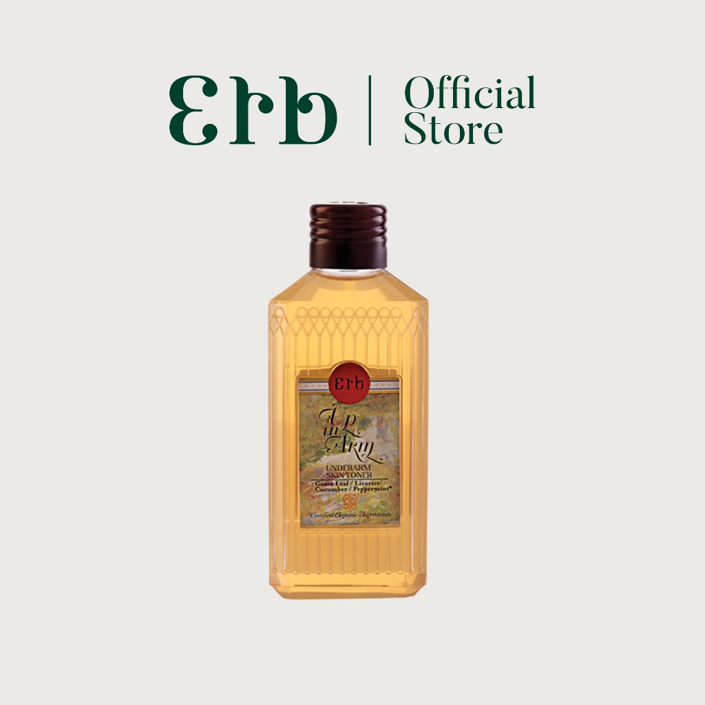 [สินค้าขายดี] Erb Underarm Skin toner 100 ml. โทนเนอร์ เช็ดทำความสะอาดใต้วงแขน ลดกลิ่นตัวกระชับรูขุมขน ขาวกระจ่างใส เอิบ
