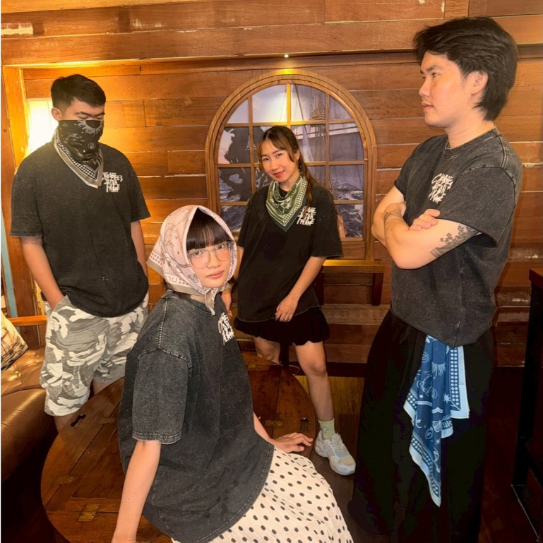 Nitan Bandana ผ้าพันคอ ผ้าโพกหัว