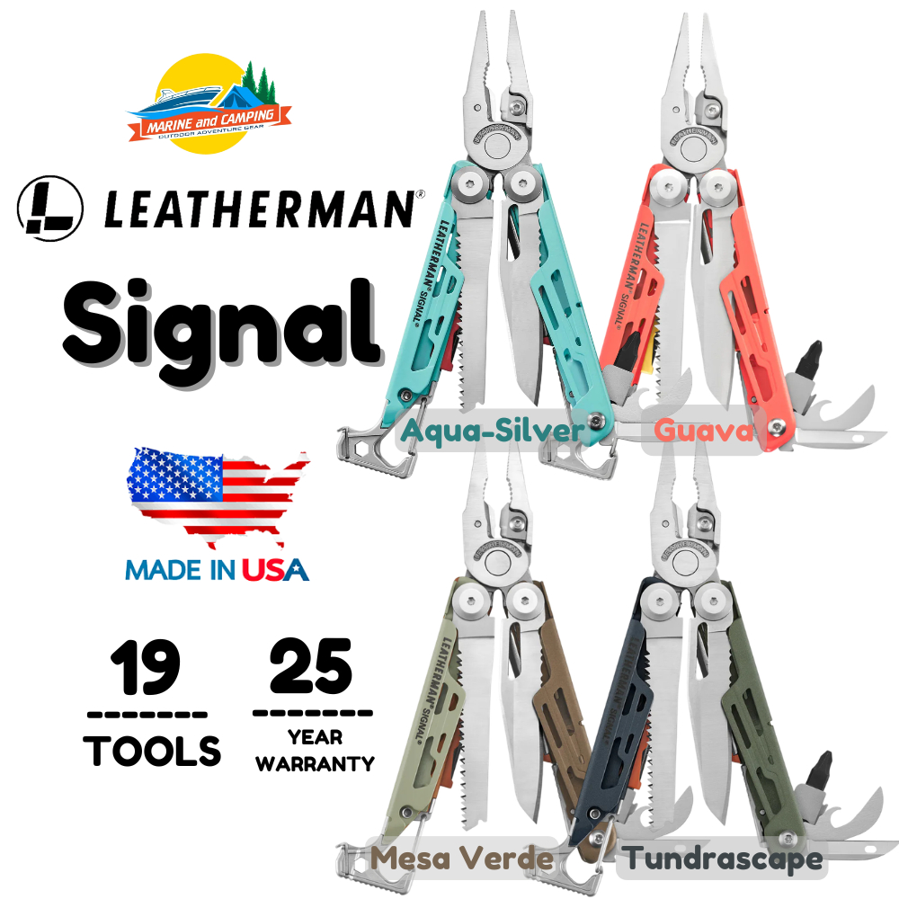 Leatherman Signal เครื่องมือพกพา มัลติทูล (รับประกัน 25 ปี)
