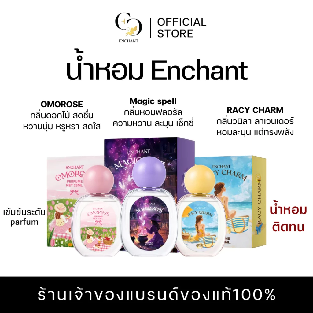 [ตะกร้าเจ้าของแบรนด์] Enchant Collection Adorable ขวดละ 25 ml นำเข้าจากฝรั่งเศส หอมละมุน ตลอดวัน