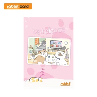 [พร้อมส่ง] บัตรแรบบิท Rabbit card รุ่น Cat Please น้องแมว Limited Collection มี 2 ลายให้เลือก