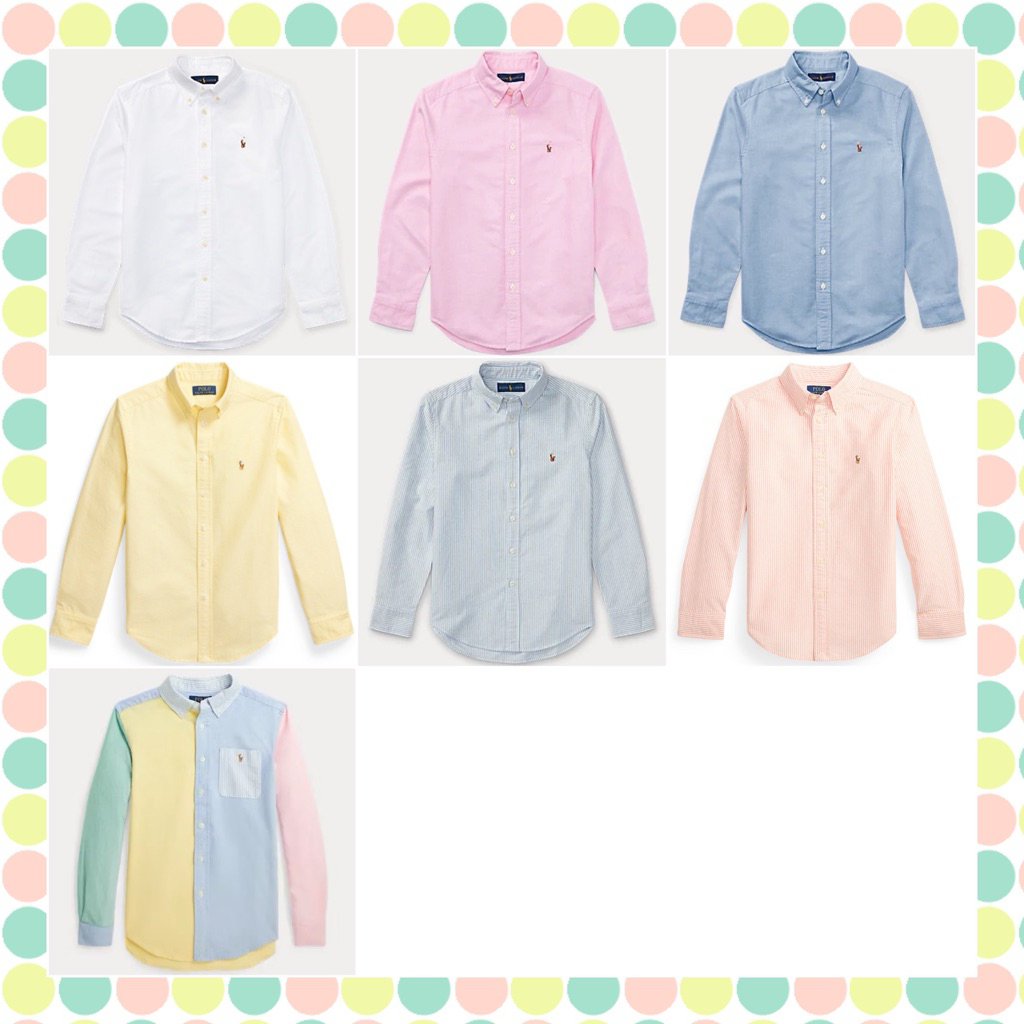 [BEST SELLER] Ralph Lauren Cotton Oxford Shirt (Boys 8-20)