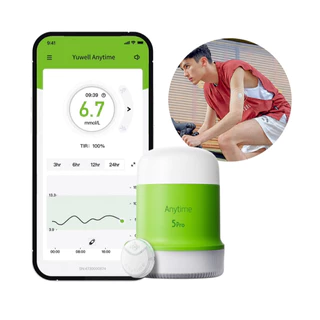 YUWELL Anytime CT5 Pro CGM ตรวจน้ำตาลต่อเนื่อง 16วัน ติดตั้งง่าย OneStep แท้พร้อมส่ง