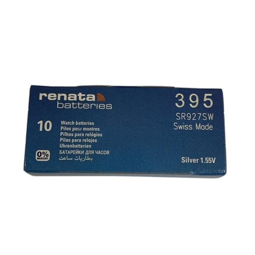 ถ่านกระดุม Renata ถ่านของแท้ 1.55V SR927SW , 395 / SR927SW (จำหน่ายยกกล่อง จะมี 10ก้อน)