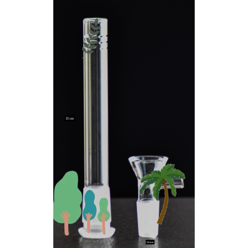 [1คำสั่งซื้อได้3ชิ้น ]เซทท่อแก้ว ขนาดยาว12cm/15cm/16cm รุ่นทนความร้อนพิเศษ จัดส่งไว