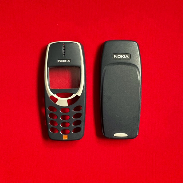 หน้ากาก Nokia 3310(มีปุ่ม) รุ่นorange แท้100% หายาก มือ2