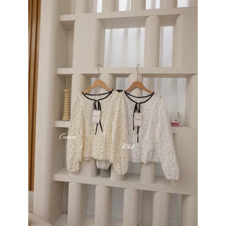 Heartmade-Kira lace top🍂(เสื้อผ้าลูกไม้ฉลุ**แนะนำใส่ซับในเพิ่ม**)