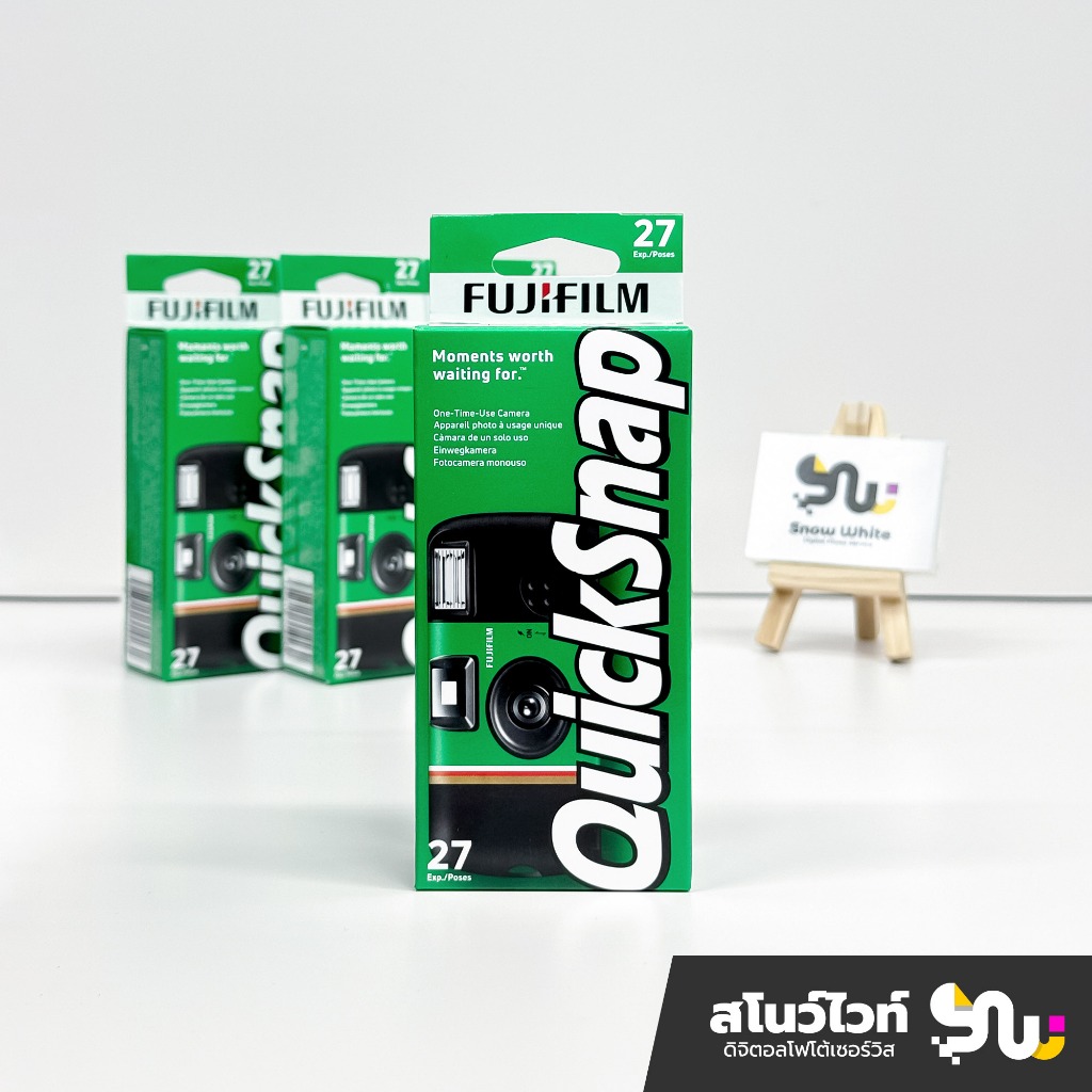 ✨ พร้อมส่งกล้อง Fujifilm QuickSnap Flash 400 ถ่ายได้ 27 รูป กล้องฟิล์มใช้แล้วทิ้ง