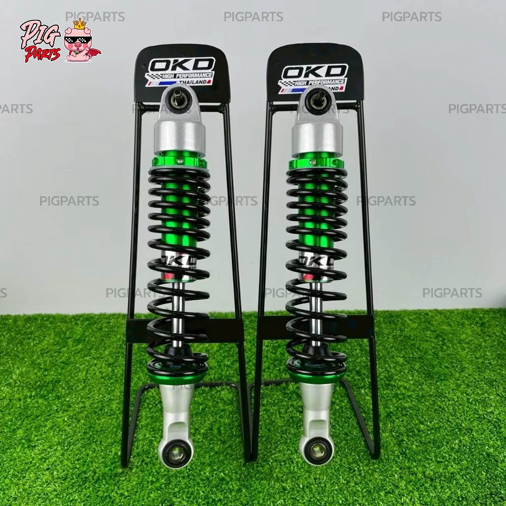 โช๊คหลัง OKD (BigBoom หูหลบบังโซ่  ) suzuki /PG1/Super cub/Dream110i/วาฬ/ดรีมคุรุสภา/pigparts/Wave2018/Axelo125/wave125R