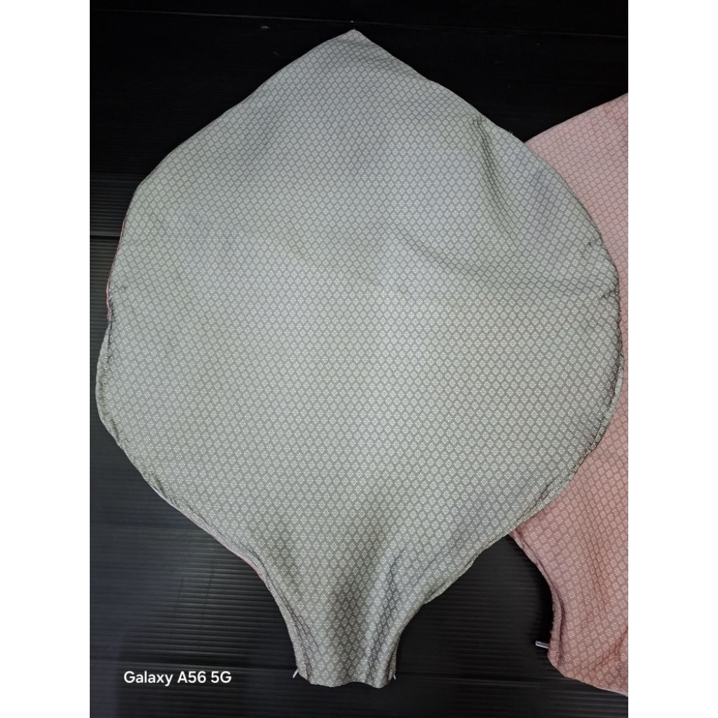 ถุงผ้าใส่ตาลปัตรพัดยศ ใหม่ถุงผ้าใส่ตาลปัตร 2Tone 2หน้า2สี โชว์ยอด(งานสั่ง) ปลอกหุ้มตาลปัตรแบบผ้ามีซิป