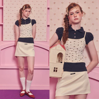Bemingskirt090(S-3XL)-Nabi Mini Skirt - กระโปรงทรงเอดีไซน์เรียบใส่ง่ายแบบหยิบมาแมตช์ได้ทุกวัน
