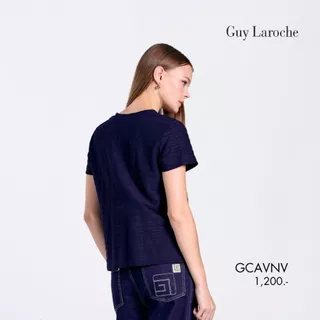 Guy Laroche Woman's blouse ท็อป เบลาส์ พรอมฟี่ เสื้อยืดแขนสั้น