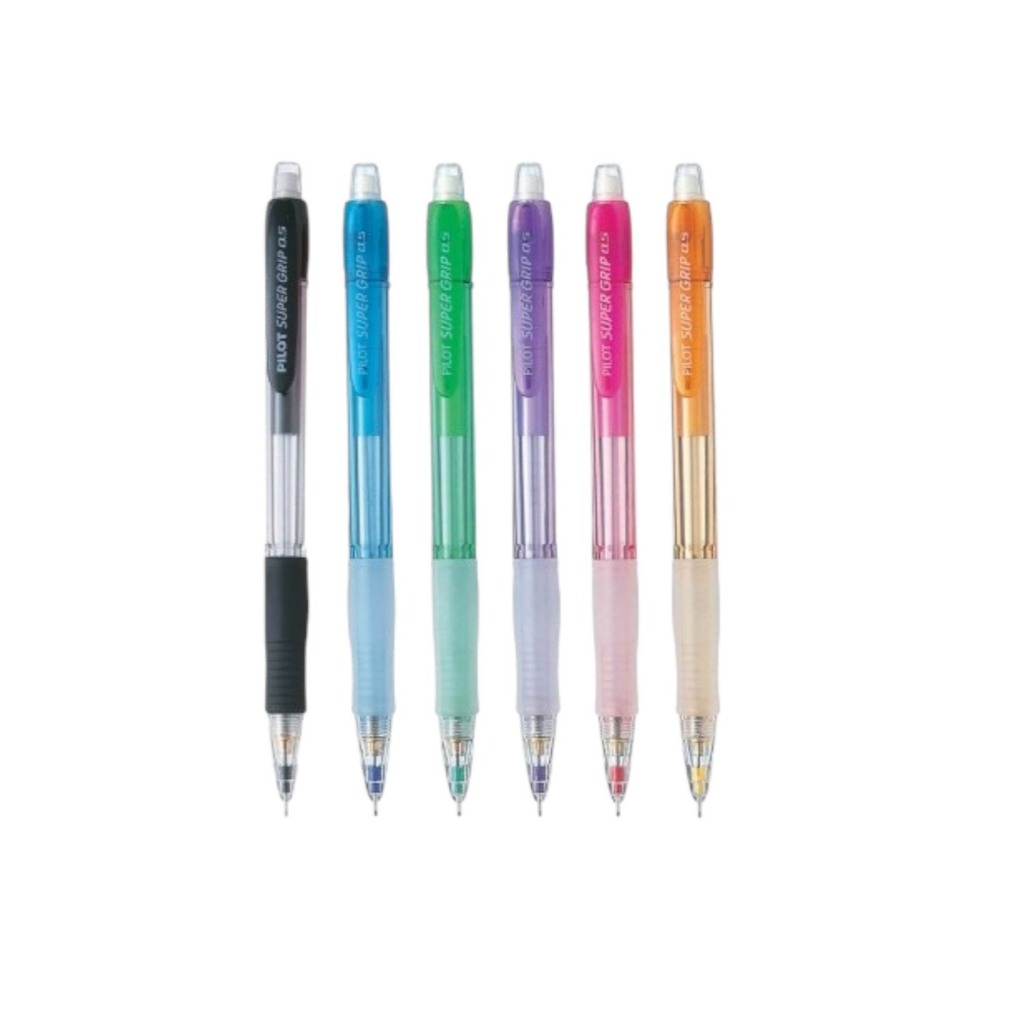 ดินสอ ดินสอกด PILOT Super Grip 0.5mm -ร้านคละสีด้ามให้-