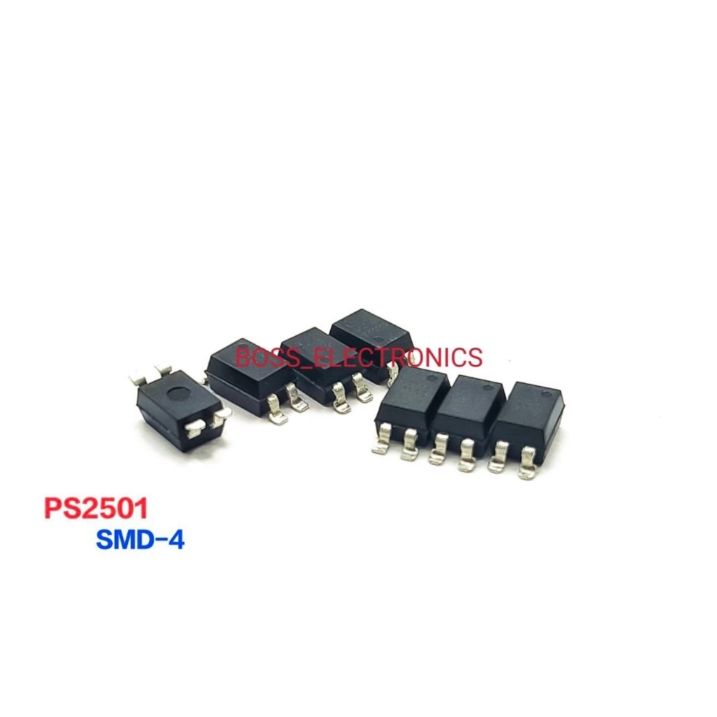 ราคา 5ตัว 👉👉PS2501 PS2501-1 NEC2501 2501 Optocoupler SOP-4 ออปโต้คอปเปอร์ แปะปริ้น 4ขา