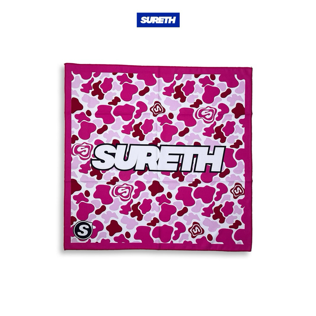 Sure thing - ผ้าเช็ดหน้า ผ้าโพกหัว มี 6 แบบ ขนาด 23x23 นิ้ว