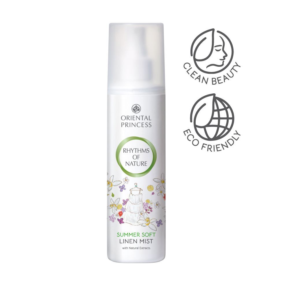 Oriental Princess Rhythms of Nature Summer Soft Linen Mist 250 ml. สเปรย์ฉีดผ้าหอม  ออเรนทอล ซัมเมอร์ ซอฟ