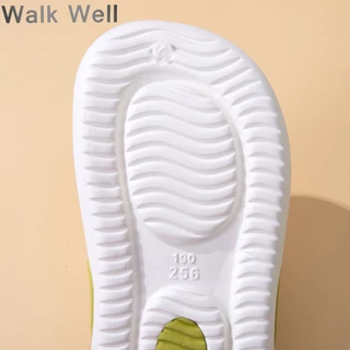 🐻WALK WELLส่งด่วน! รองเท้าโครกเด็กฤดูร้อน สีมาคารอน กันลื่น กันน้ำ ปลอดภัย สวมใส่สบาย เด็กชอบ💖