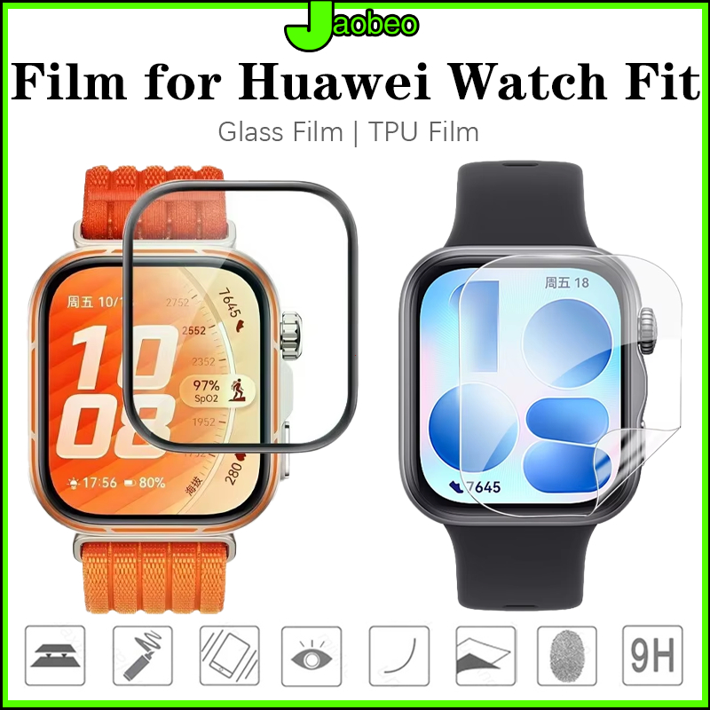 ฟิล์ม for Huawei Watch Fit 5 4 /5 Pro /4 Pro 3D กระจกนิรภัย / ฟิล์มนุ่ม ฟิล์มกันรอย for Huawei Fit 3