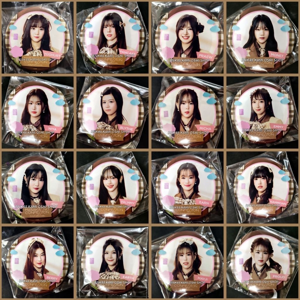BNK48 เข็มกลัด Masaka no confession คำสารภาพที่ไม่คาดฝัน