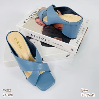 รองเท้าส้นสูง รองเท้ามีส้น รองเท้าส้น2.5นิ้ว รหัสสินค้า T-222 Niwa shoes