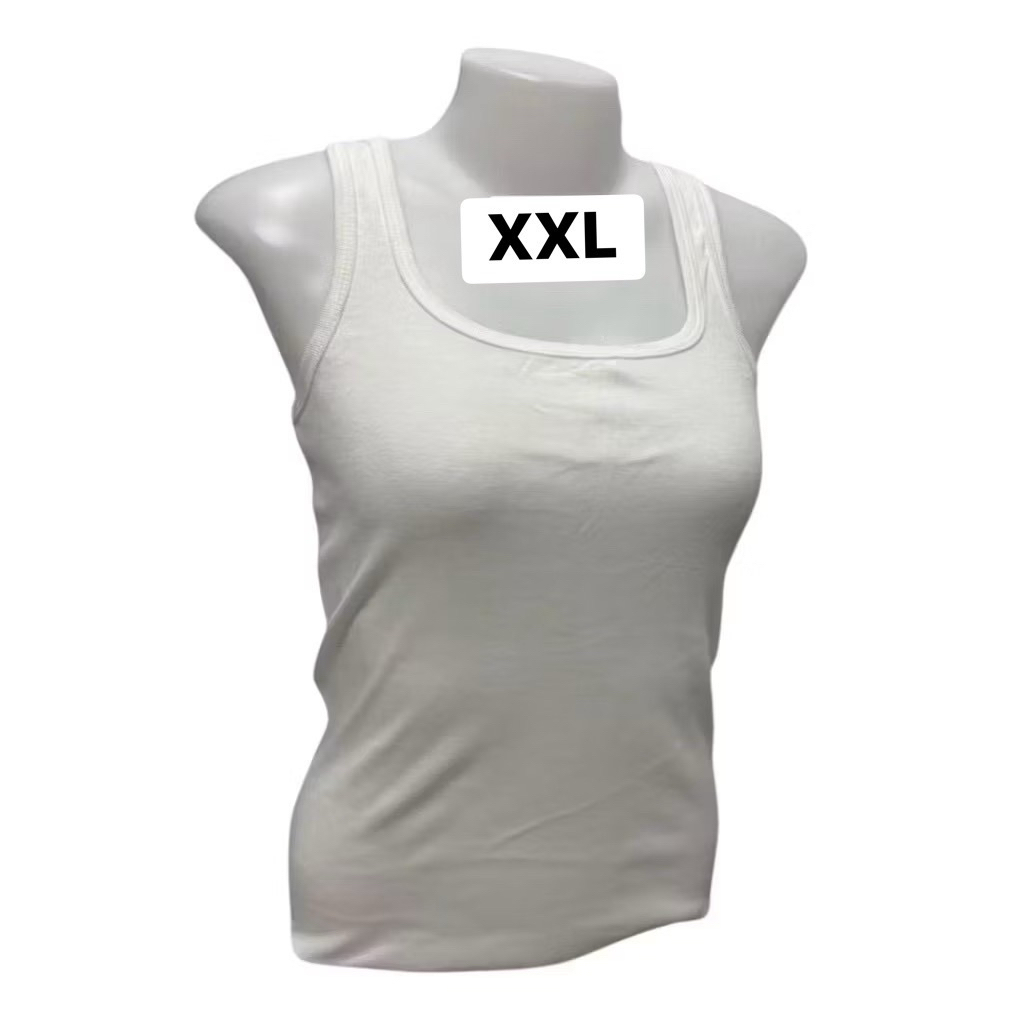 เสื้อกล้ามบิ๊กไซส์XL-XXL เต็มตัว (ผ้าร่อง)