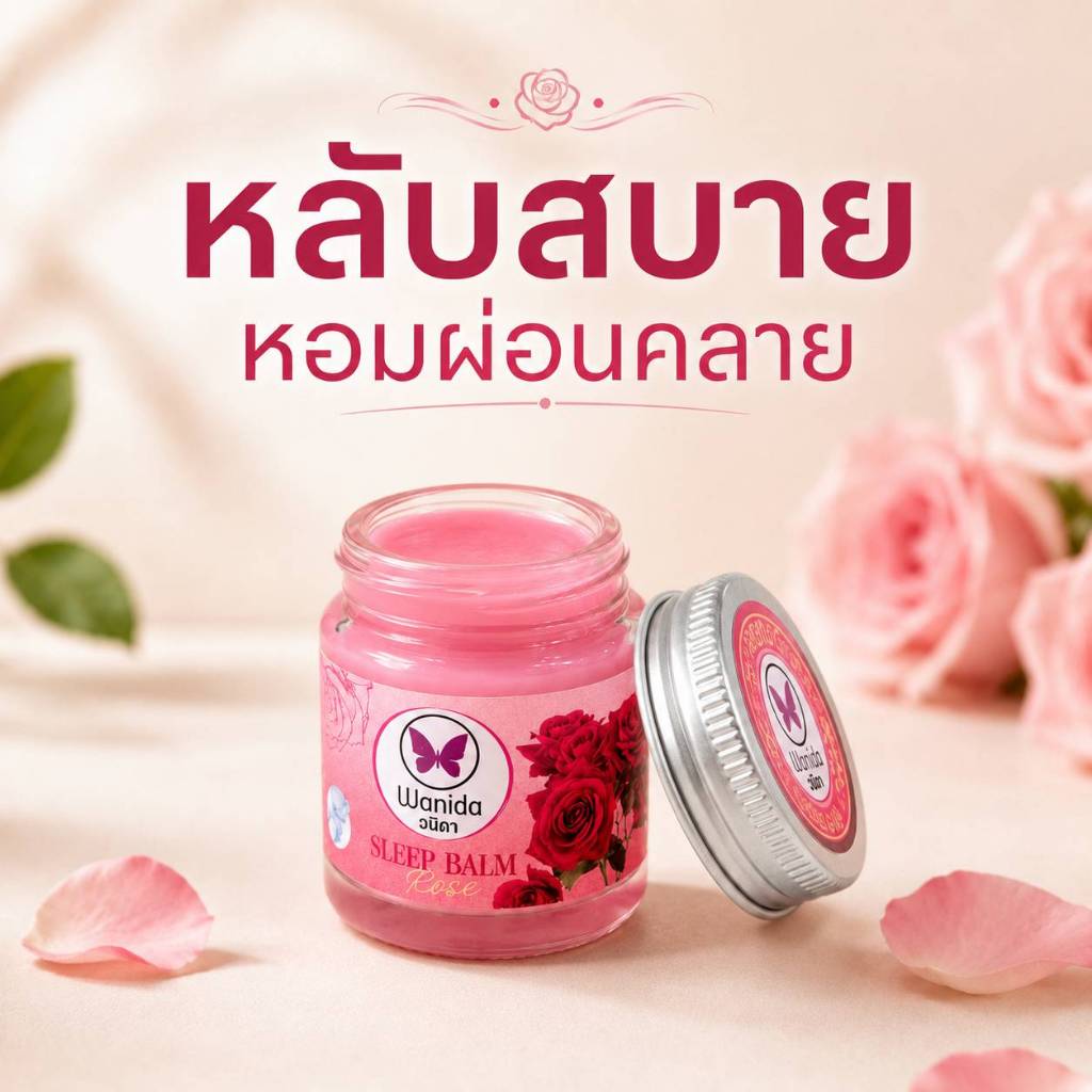 วนิดา บาร์มกุหลาบ 20 กรัม