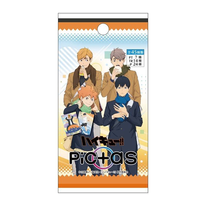 (1 ซอง) Haikyuu!! | Pictas ลิขสิทธิ์แท้ Toho Animation ไฮคิว คู่ตบฟ้าประทาน 1 ซองได้การ์ด 3 ใบ