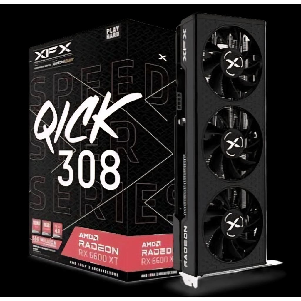 การ์ดจอ RX 6600 XT BLACK 8GB GDDR6