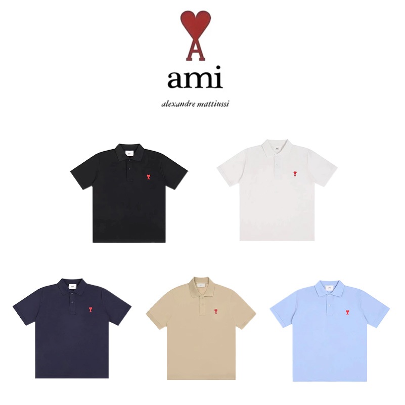 เสื้อยืดปักลาย Ami-A มีสินค้าพร้อมส่งในประเทศไทย ผ้าฝ้ายแท้ 100% เนื้อผ้านุ่มสบาย