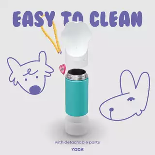 (JUMBO) YodaBottle กระติกน้ำเย็นสัตว์เลี้ยง 950มล สลักชื่อ ฟรี