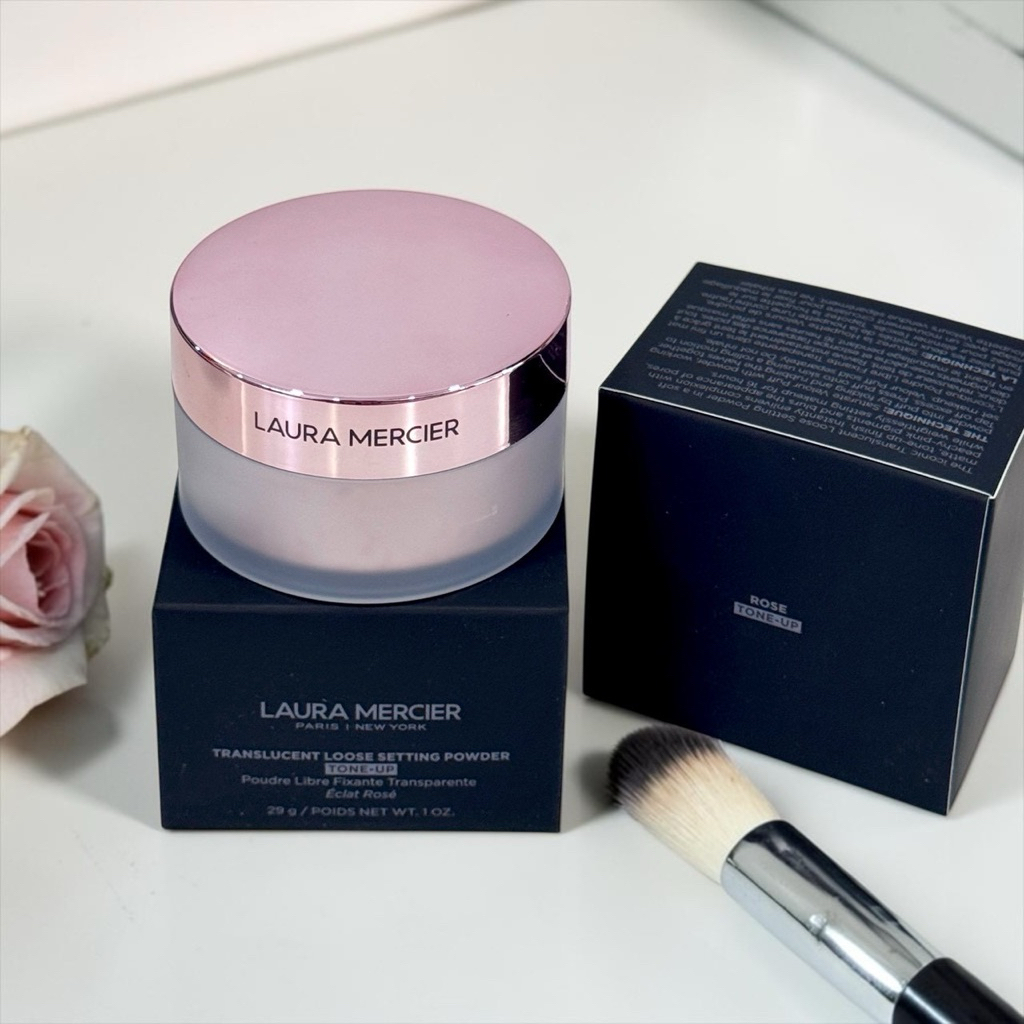 Laura Mercier Set For Perfection Translucent Loose Setting Powder & Puff Set