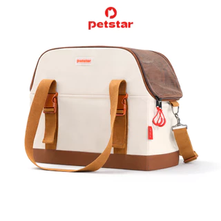 Petstar กระเป๋าสัตว์เลี้ยง กระเป๋าแมวพกพา โครงสร้างแข็งแรง ไม่ยุบตัว ปรับได้ 4 แบบ Pet Carrier Bag