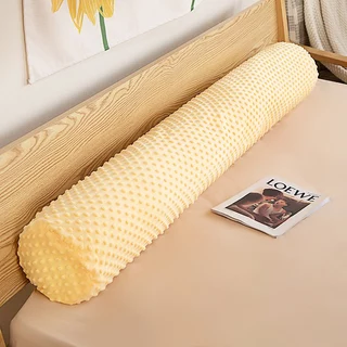 SCYOUNG ปลอกหมอนข้าง พร้อมส่ง 40*14นิ้ว (100*35cm) สีพื้น ปลอกหมอน กันไรฝุ่นปลอกหมอนยาว นุ่มมาก