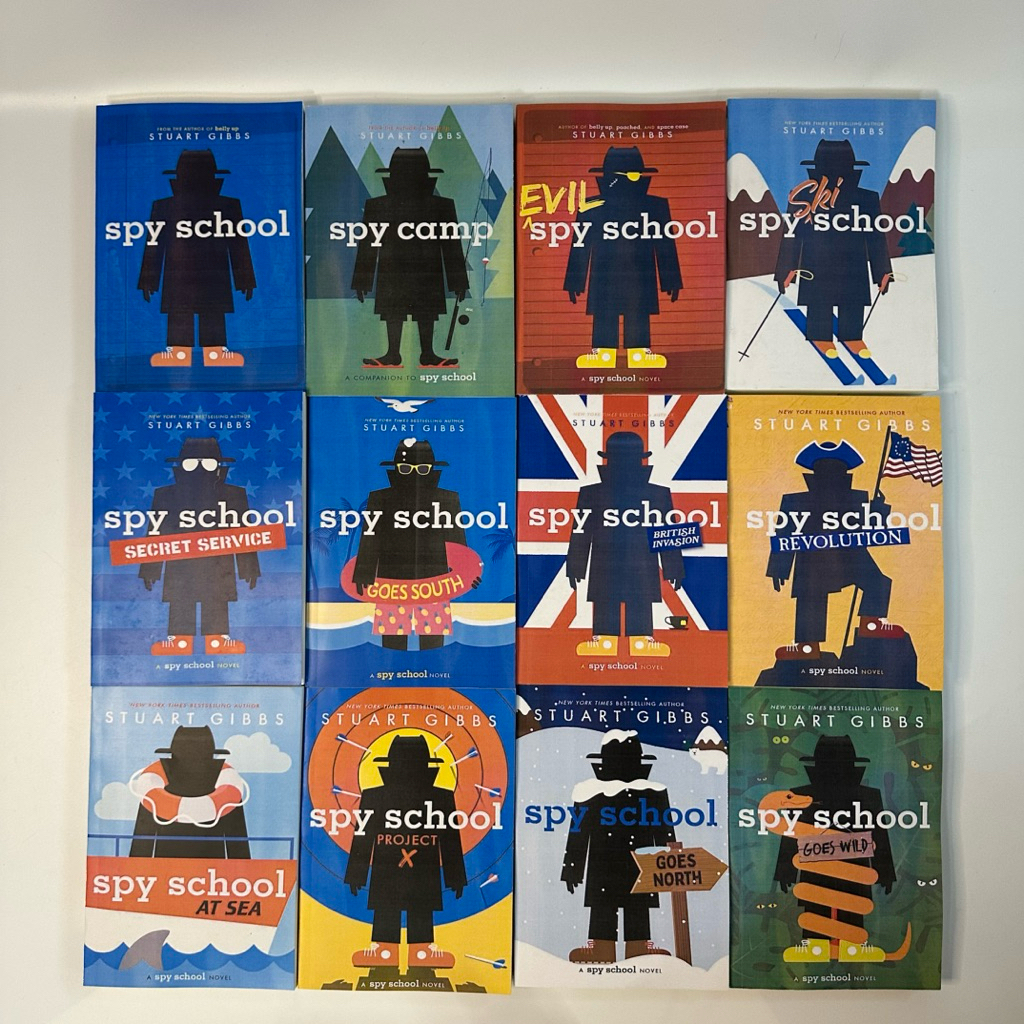 หนังสือชุด Spy School  (ชุด 12 เล่ม)**งานปริ้น** กรวรรรกรรม หนังสือภาษาอังกฤษ ฝึกอ่านภาษอังกฤษ แนวนักสืบ สืบสวนสอบสวน
