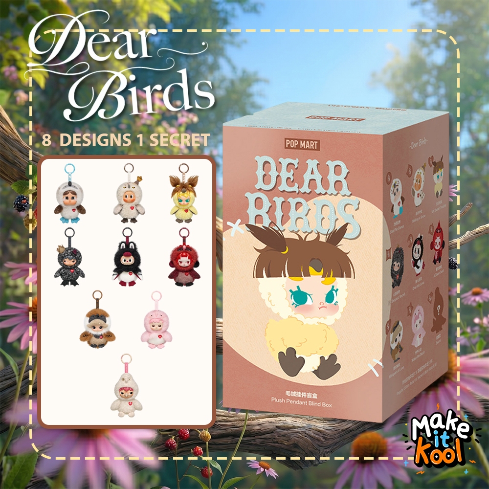 [พร้อมส่ง]-Dear Birds Series-Plush Pendant Blind Box ของแท้