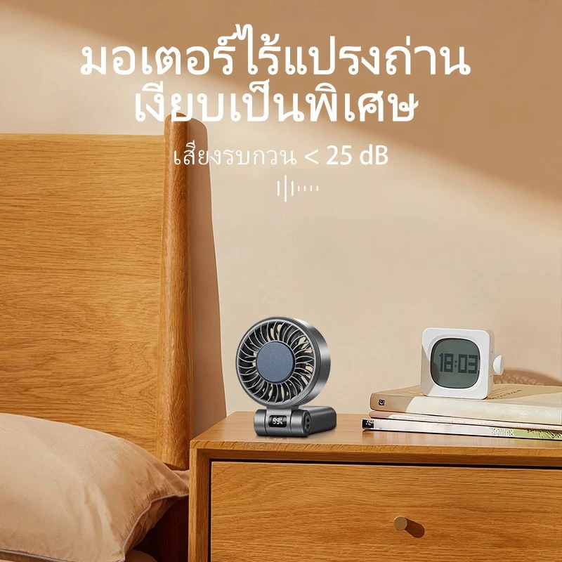 พัดลมมือถือ UCLOUDSOME Z35/Z36 พกพา 5000mAh ปรับได้ 5 ระดับ thumbnail 3
