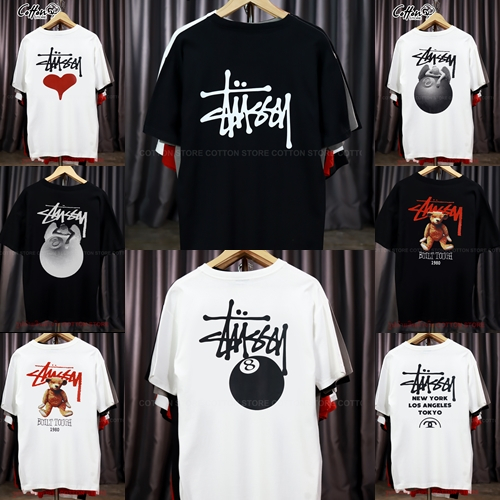 เสื้อยืด Cotton 100% รุ่น Stussy-A XS-5XL อก 38"-56"