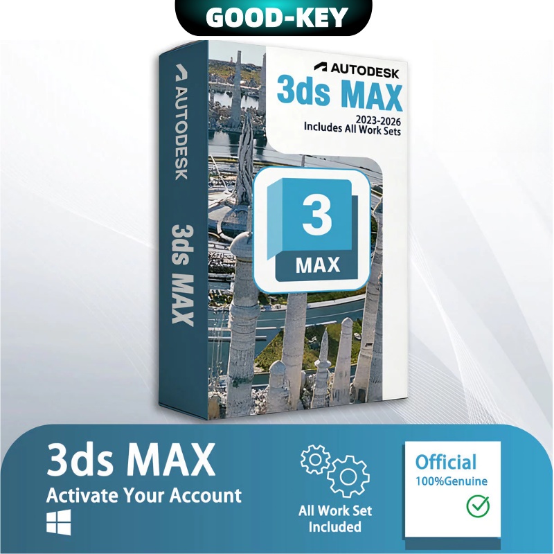[GOOD-KEY]100% แท้จริง 3ds Max Autodesk 2026-2027 ล่าสุด แท้จริง  เปิดใช้งานบัญชีของคุณเอง  การเข้าถ