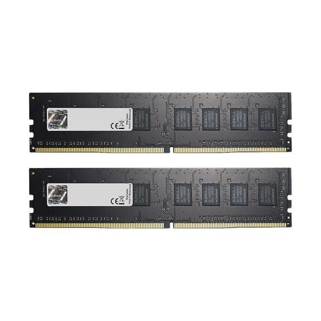 แรม RAM DDR4/2400 G.SKILL 16CHIP (4GBx2) 8GB BUS2400 ประกัน LT