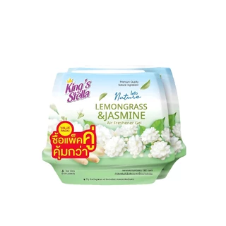 [1 แถม 1] King's Stella (คิงส์สเตลล่า) Into Nature Gel เจล น้ำหอมปรับอากาศ หอมยาวนาน 30 วัน 180g