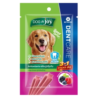 Dog n joy เดนแคร์ DenT Care ขนมขัดฟันสุนัข ขนาดซอง 70-160 กรัม