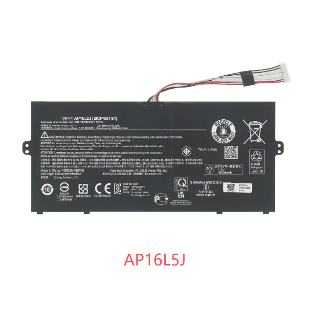 ❀ ใหม่เข้ากันได้ ap16l5j Battery Acer Spin Swift 1SP111-34N-C47K SF514-52T AP16L5J แบตเตอรี่แล็ปท็อป