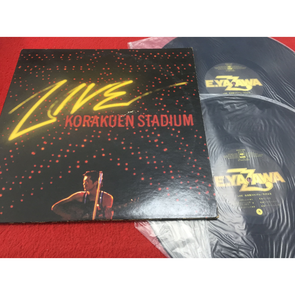 Eikichi Yazawa Live Korakuen Stadium ขนาด 12 นิ้ว 2LP ร้าน PinHaiMusic B160